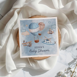 Guardanapo De Papel Chá de fraldas de Blue Boy da Aviação de Cores Aqu