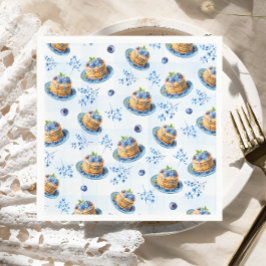 Guardanapo De Papel Chá de fraldas de Blueberry Pancake Baby Brunch