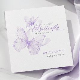 Guardanapo De Papel Chá de fraldas de Borboleta Delicada Roxo