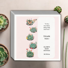 Guardanapo De Papel Chá de fraldas de Cactus Suculto Moderno