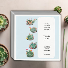 Guardanapo De Papel Chá de fraldas de Cactus Suculto Moderno