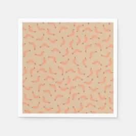 Guardanapo De Papel Chá de fraldas de camarão