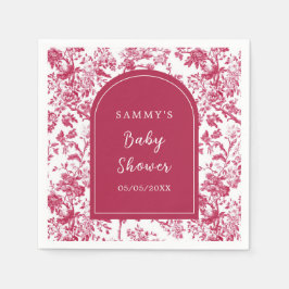 Guardanapo De Papel Chá de fraldas de Chinoiserie Rosa