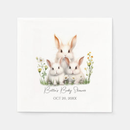 Guardanapo De Papel Chá de fraldas de coelho neutro por sexo