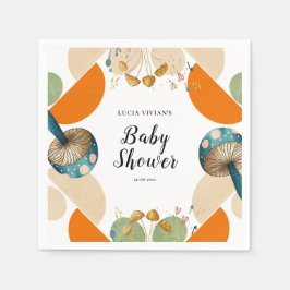 Guardanapo De Papel Chá de fraldas de Cogumelo Geométrico Colorido Mod