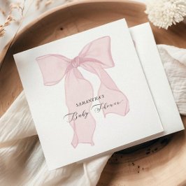 Guardanapo De Papel Chá de fraldas de coquete do Arco rosa