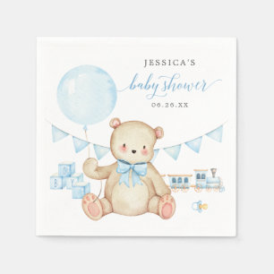 Guardanapo De Papel Chá de fraldas de Coquetel de Urso Teddy