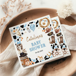 Guardanapo De Papel Chá de fraldas de cowboy Ocidental do Blue Rodeo