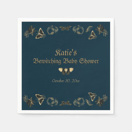 Guardanapo De Papel Chá de fraldas de Dia das Bruxas Gótico Vitoriano