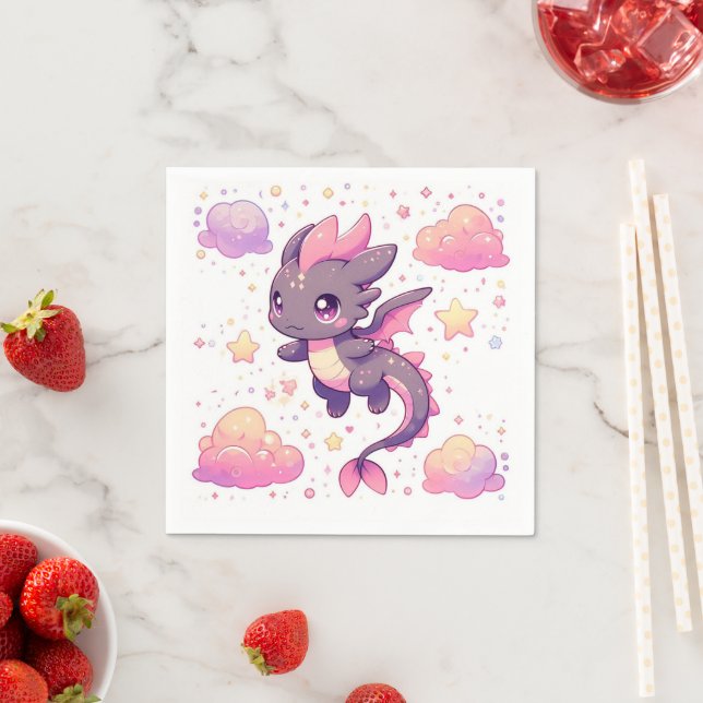 Guardanapo De Papel Chá de fraldas de dragão doce (Insitu)