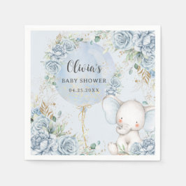 Guardanapo De Papel Chá de fraldas de Elefante de Balão Floral Suave A