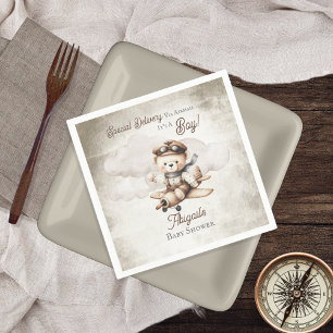 Guardanapo De Papel Chá de fraldas de Entrega Especial do Urso de Tedd