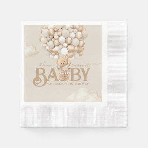 Guardanapo De Papel Chá de fraldas de Espera do Urso dos Balões