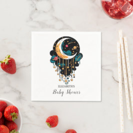 Guardanapo De Papel Chá de fraldas de Estrelas de Pastel Encantadas