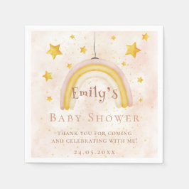 Guardanapo De Papel Chá de fraldas de estrelas douradas mágicas do arc