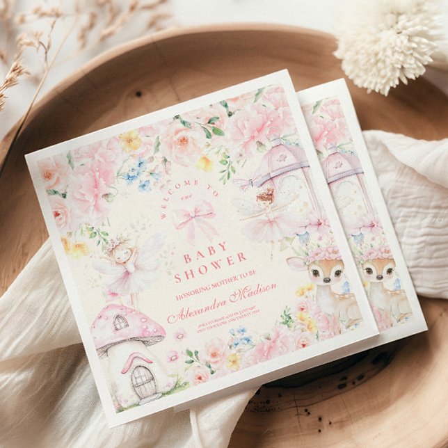 Guardanapo De Papel Chá de fraldas De Fada De Fada De Quic Garden (Criador carregado)