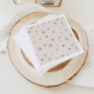 Guardanapo De Papel Chá de fraldas de flor selvagem