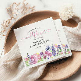 Guardanapo De Papel Chá de fraldas de flor selvagem de cor doce