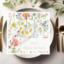 Chá de fraldas de flores silvestres botânicas