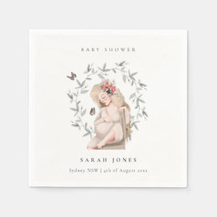 Guardanapo De Papel Chá de fraldas de Folhagem para Mulheres Esperante