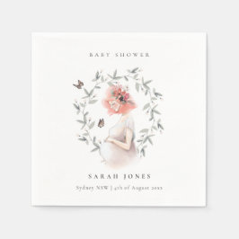 Guardanapo De Papel Chá de fraldas de Folhagem para Mulheres Esperante