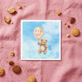 Guardanapo De Papel Chá de fraldas de galinha flutuante de ursinho