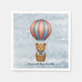 Guardanapo De Papel Chá de fraldas de Garçom de Ar Quente do Urso do M