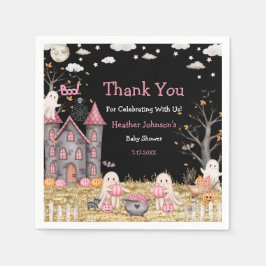 Guardanapo De Papel Chá de fraldas de Garota do Pastel Halloween