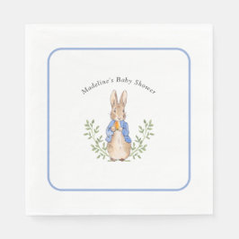 Guardanapo De Papel Chá de fraldas de Imagem Azul de Peter Rabbit