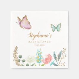 Guardanapo De Papel Chá de fraldas de Jardim de Borboleta