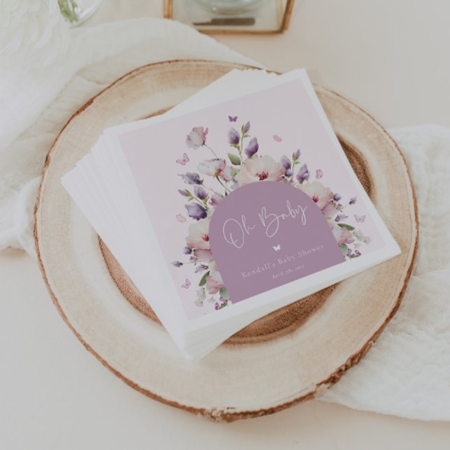 Guardanapo De Papel Chá de fraldas de Jardim de Borboleta (Criador carregado)