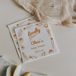 Guardanapo De Papel Chá de fraldas de legumes cultivados localmente