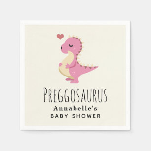Guardanapo De Papel Chá de fraldas de Menina de Dinossauro Cute Preggo