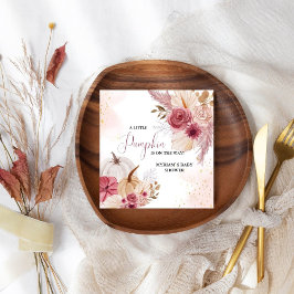 Guardanapo De Papel Chá de fraldas de Menina Floral Rosa-Rosa