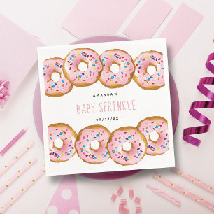 Guardanapo De Papel Chá de fraldas de meninas Rosquinhas modernas
