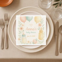 Chá de fraldas de Mola de Aquarela