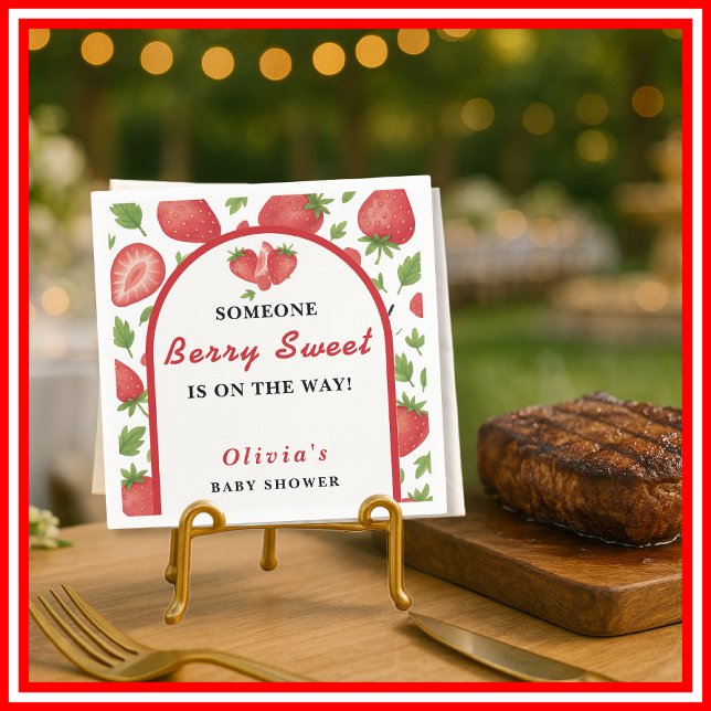 Guardanapo De Papel Chá de fraldas de morango Berry Sweet (Criador carregado)