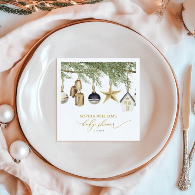 Guardanapo De Papel Chá de fraldas de Natal de inverno Napkins (Criador carregado)