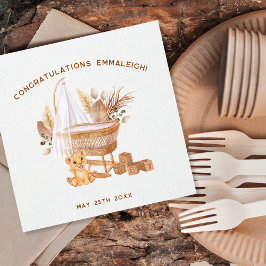 Guardanapo De Papel Chá de fraldas de Nursery Boho Bassinet