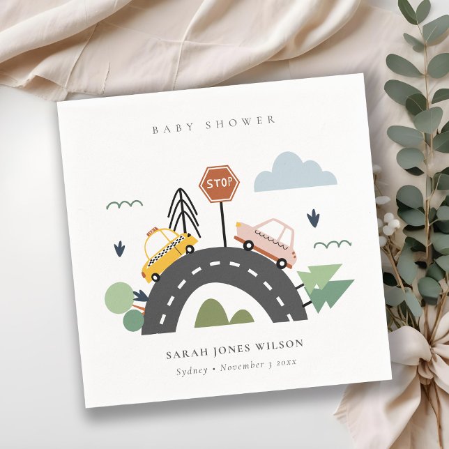 Guardanapo De Papel Chá de fraldas de paisagem urbana para veículos ur (Criador carregado)