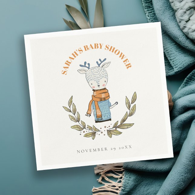 Guardanapo De Papel Chá de fraldas de pinheiro de inverno de Leaf feto (Criador carregado)