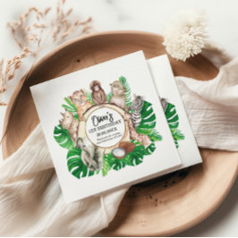 Guardanapo De Papel Chá de fraldas de Rapazes da Selva Tropical Safari