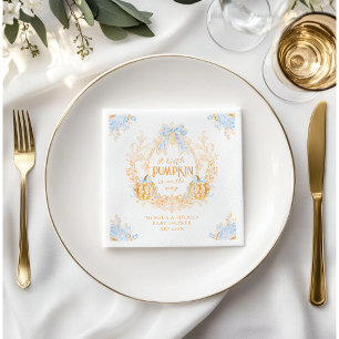 Guardanapo De Papel Chá de fraldas de Rapazes Elegante Pumpkin Toile C