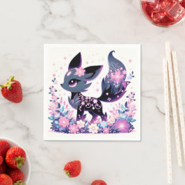 Guardanapo De Papel Chá de fraldas de Raposa Encantada Doce