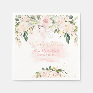 Guardanapo De Papel Chá de fraldas de Rosas Rosa Dusty PixDezines