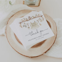 Chá de fraldas De Roupas De Bebê Boêmia Mudada