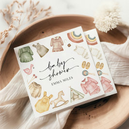 Guardanapo De Papel Chá de fraldas de Roupas Meninas Napkins