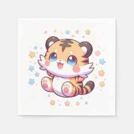 Guardanapo De Papel Chá de fraldas de Tigre Selva