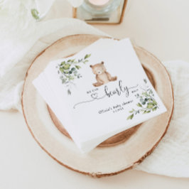 Guardanapo De Papel Chá de fraldas de urso Eucalyptus