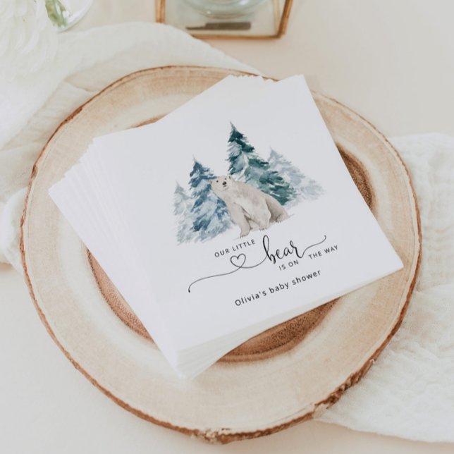 Guardanapo De Papel Chá de fraldas de urso polar (Criador carregado)